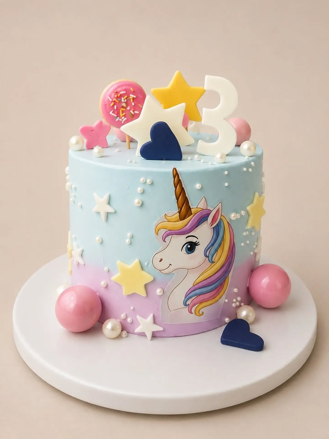 Unicorn cake creative